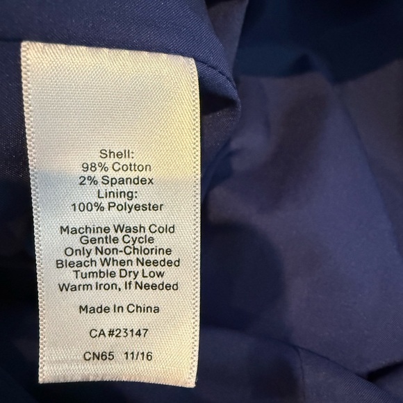 Talbots Women Floral Ombre Cocktail Dress 2P Lined Blue Pink Party Wedding Work - Picture 13 of 14